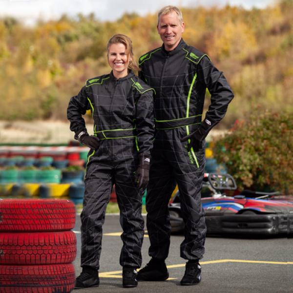 Speed Overall Cordura ATLANTA CS-1 schwarz/neon-gelb Gr. 4 XL